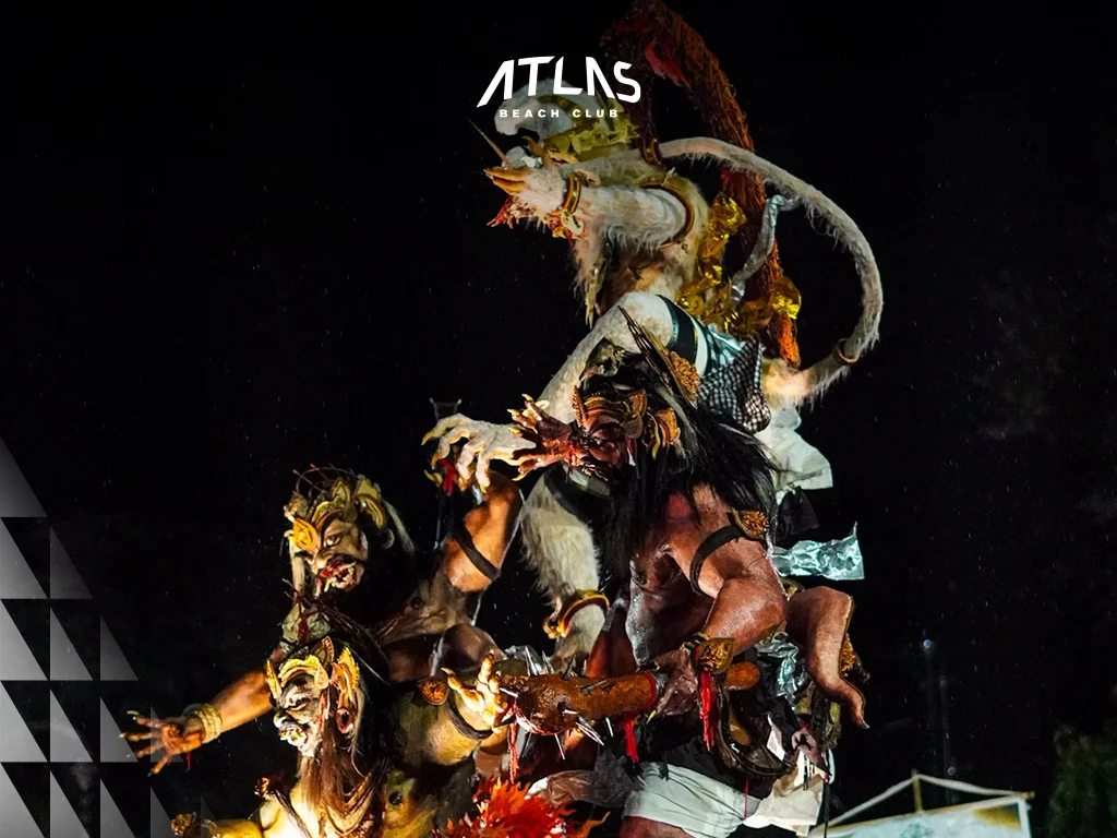 Gianyar parade 2025, traditional costumes and floats, Balinese street march