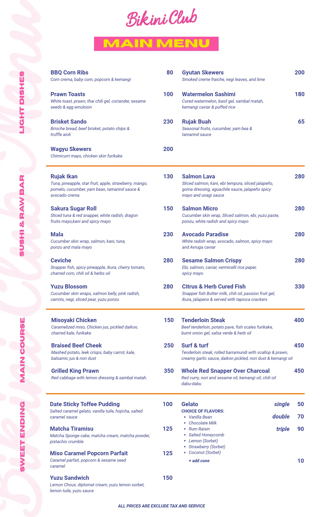 Main Menu