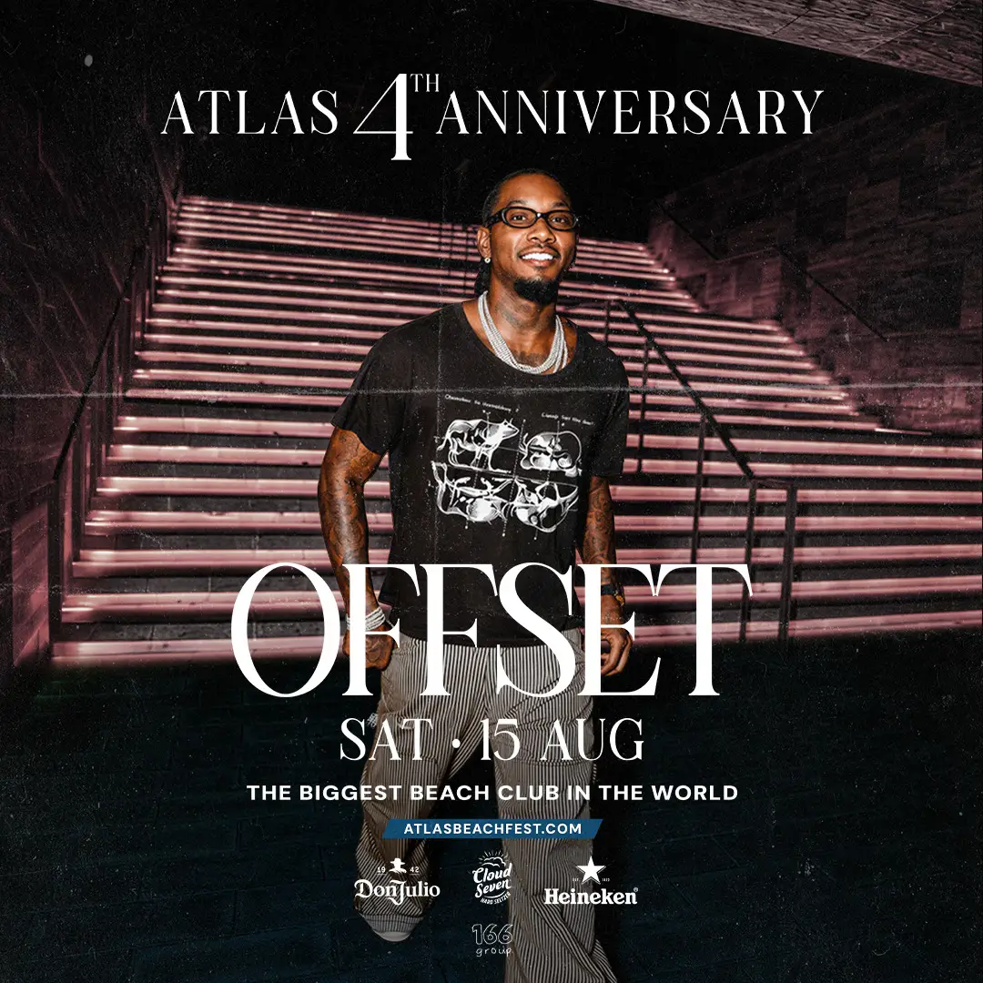 Announcement - ATLAS 4TH ANNIVERSARY: OFFSET LIVE IN BALI - World's Biggest Beach Club & Super Club in Bali | Atlas Beach Fest