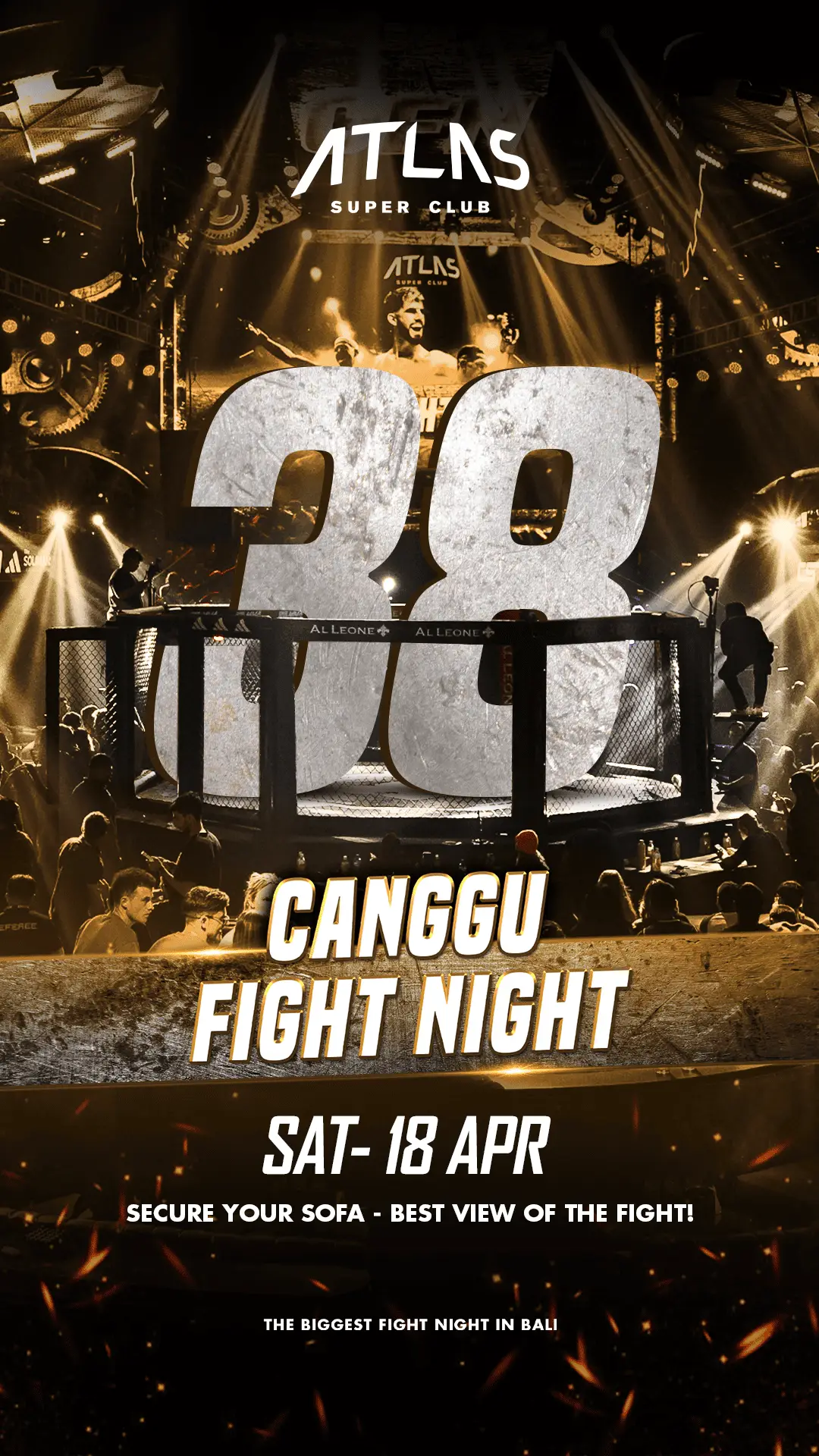 Event - Canggu Fight Night 38 - World's Biggest Beach Club & Super Club in Bali | Atlas Beach Fest