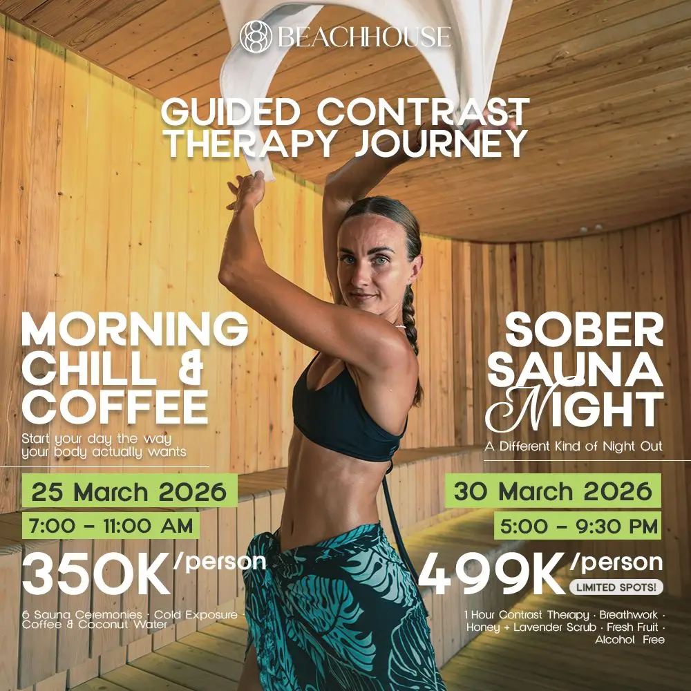 Event - WELLNESS MORNINGS & SAUNA NIGHTS - DAY 1 - World's Biggest Beach Club & Super Club in Bali | Atlas Beach Fest