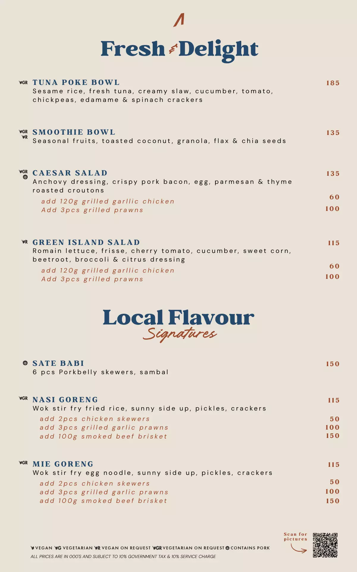 FOOD Menu