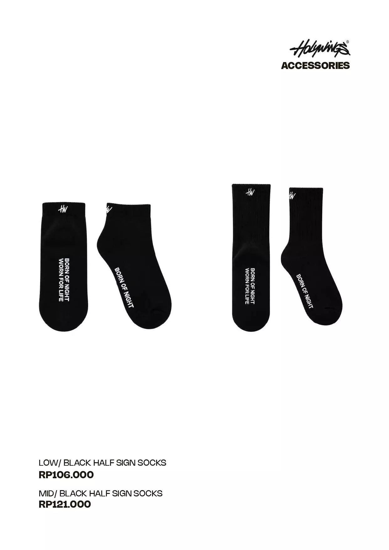 MERCHANDISE Menu