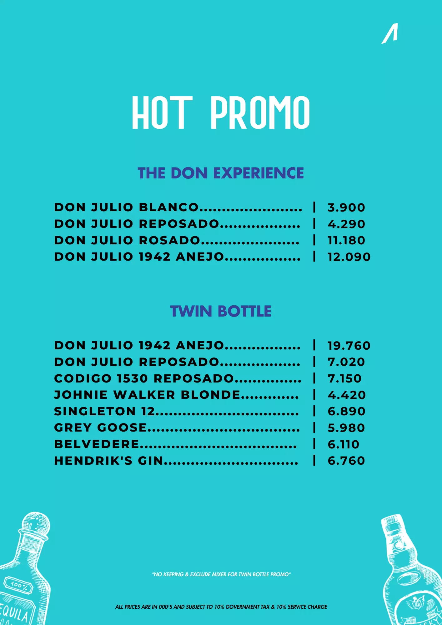 Menu - HOT PROMO 30% - World's Biggest Beach Club & Super Club in Bali | Atlas Beach Fest