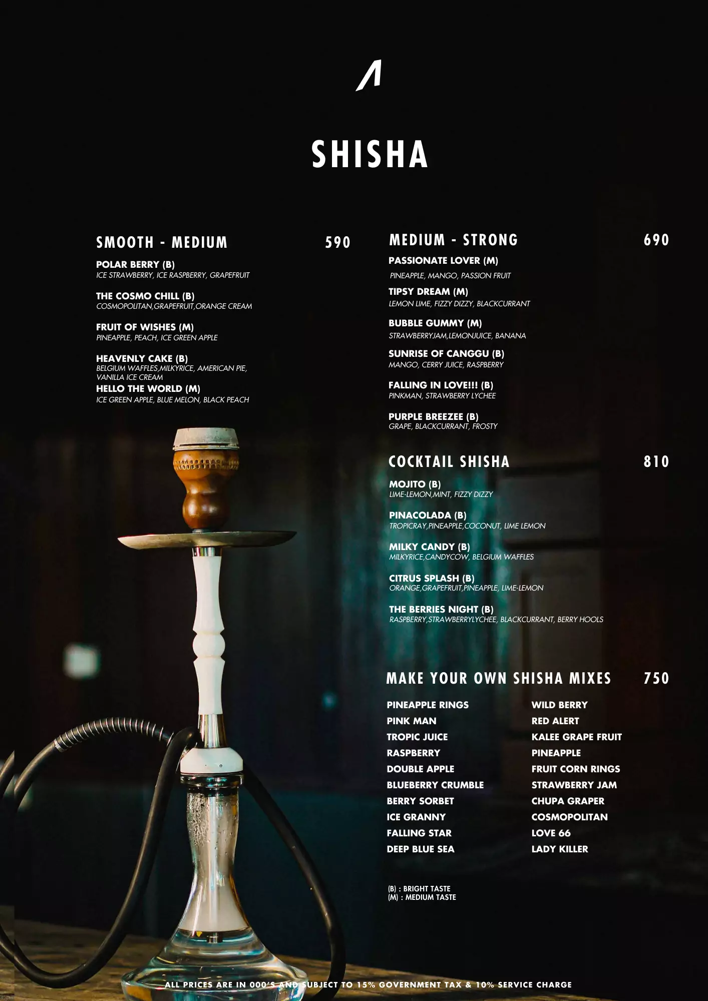 Menu - PRICE UP 30% - World's Biggest Beach Club & Super Club in Bali | Atlas Beach Fest