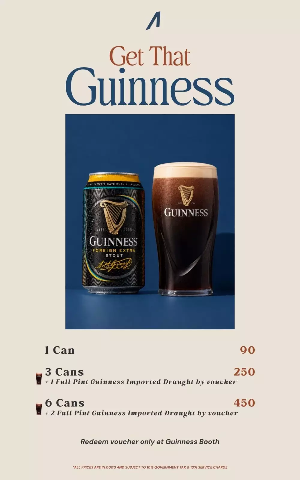 Promo 20% guinness