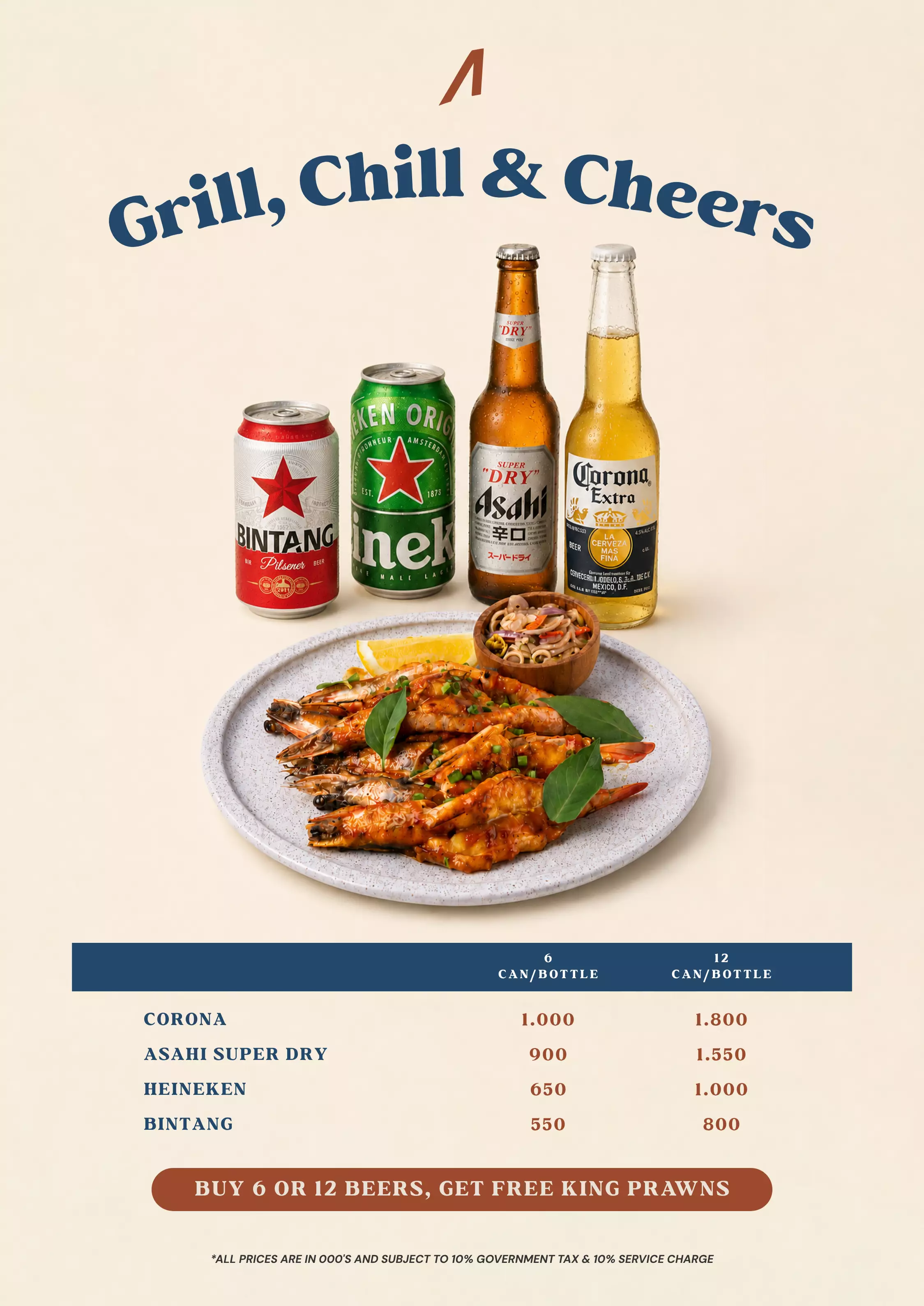 HOT PROMOS Menu