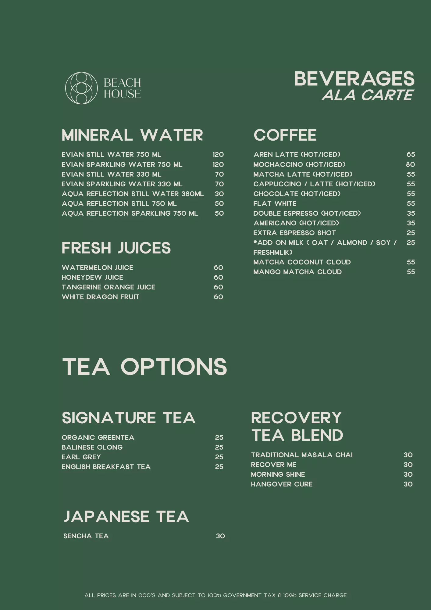 re% Mineral & tea