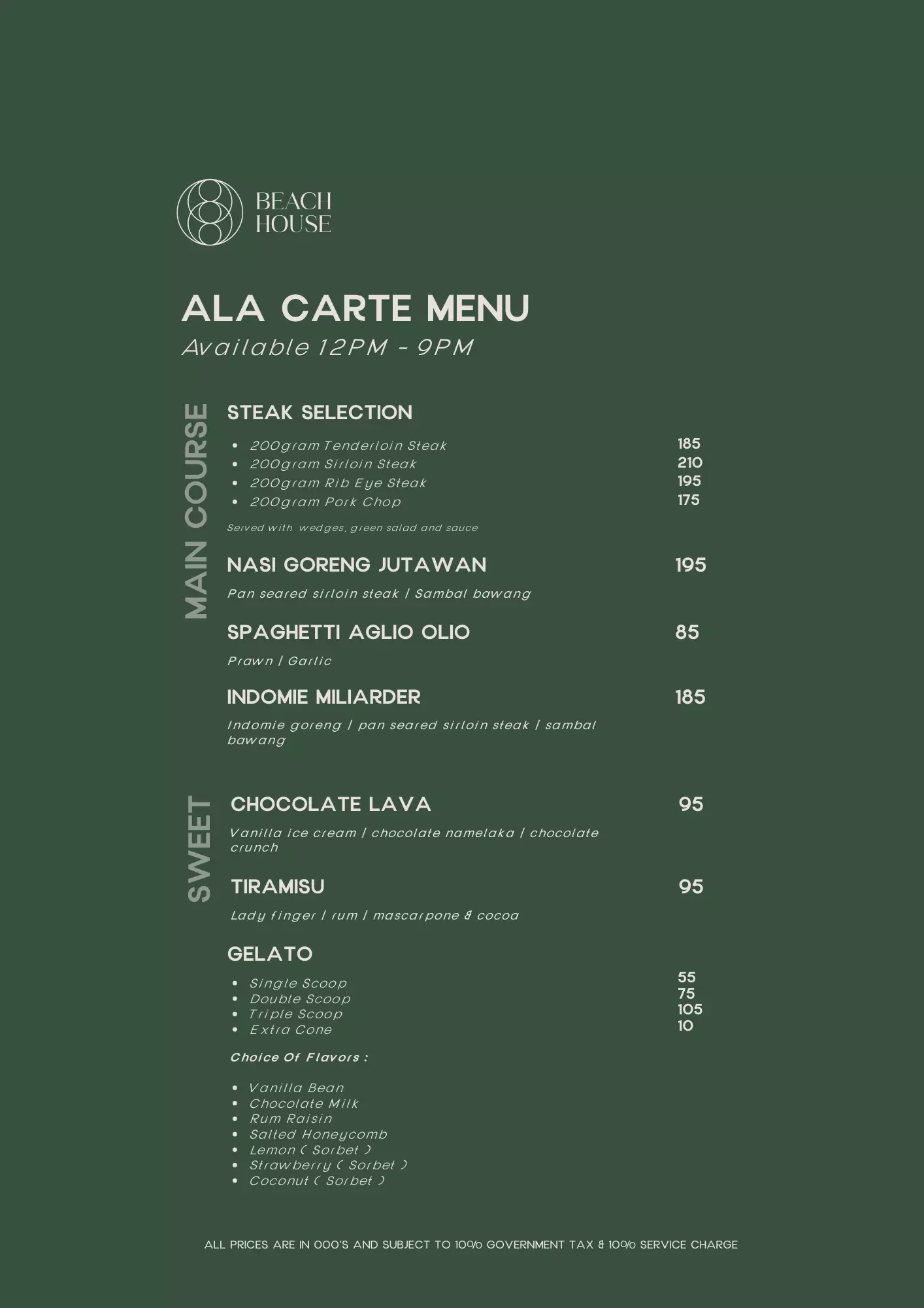 Menu - reg% lunch dine 2 - World's Biggest Beach Club & Super Club in Bali | Atlas Beach Fest