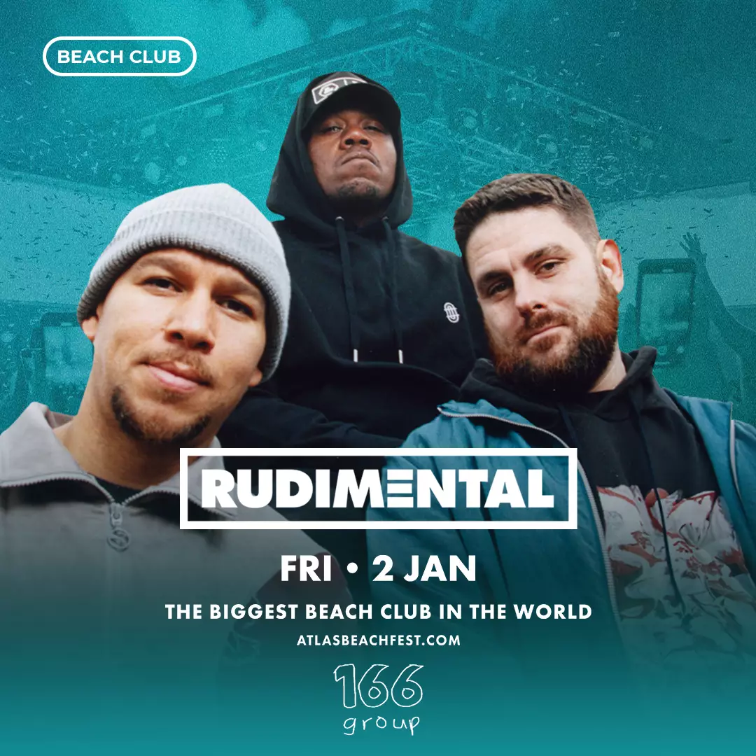 Event - RUDIMENTAL - World's Biggest Beach Club & Super Club in Bali | Atlas Beach Fest