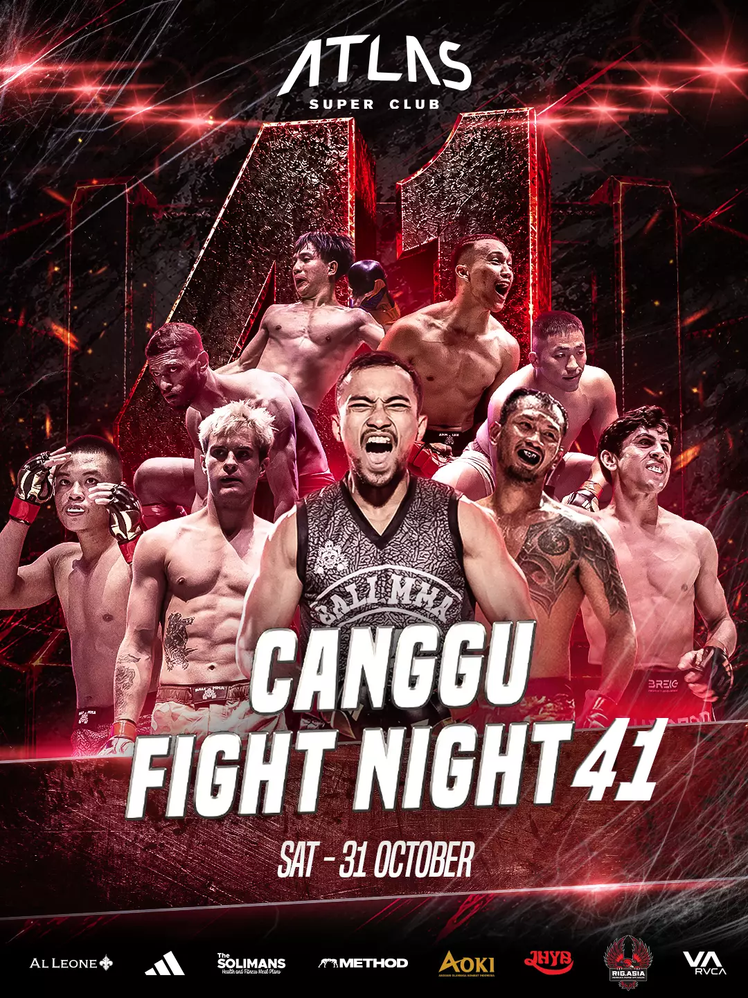 Banner - CFN FIGHT NIGHT 41 - World's Biggest Beach Club & Super Club in Bali | Atlas Beach Fest