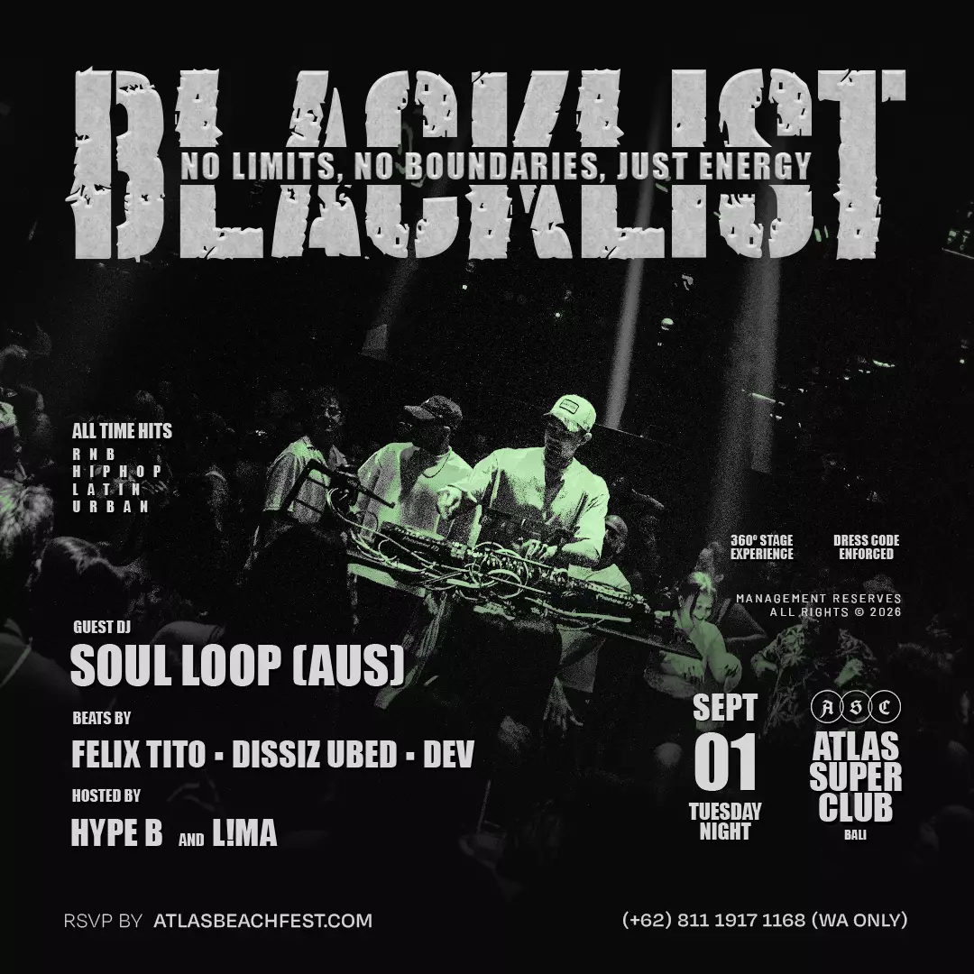 Event - FUSION X SOUL LOOP - World's Biggest Beach Club & Super Club in Bali | Atlas Beach Fest