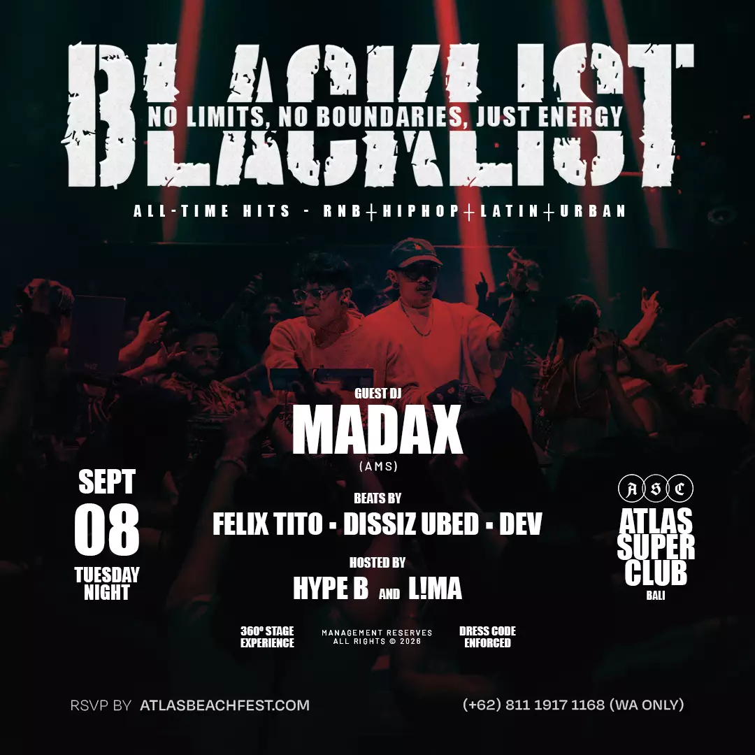 Event - FUSION X MADAX - World's Biggest Beach Club & Super Club in Bali | Atlas Beach Fest