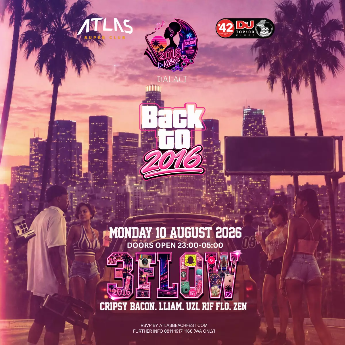Event - DALALI 3FLOW - World's Biggest Beach Club & Super Club in Bali | Atlas Beach Fest