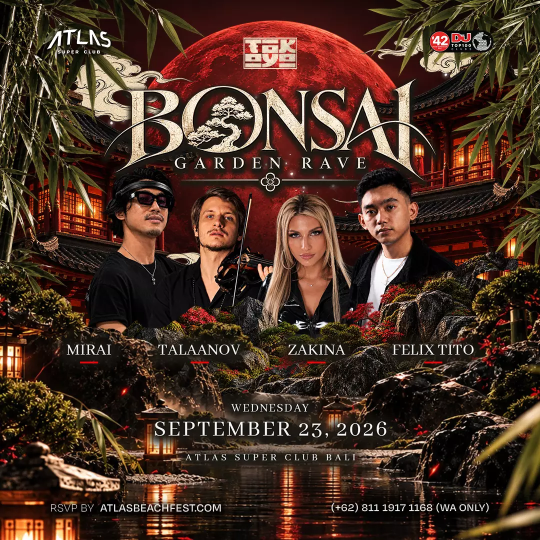 Banner - TOKOYO - World's Biggest Beach Club & Super Club in Bali | Atlas Beach Fest
