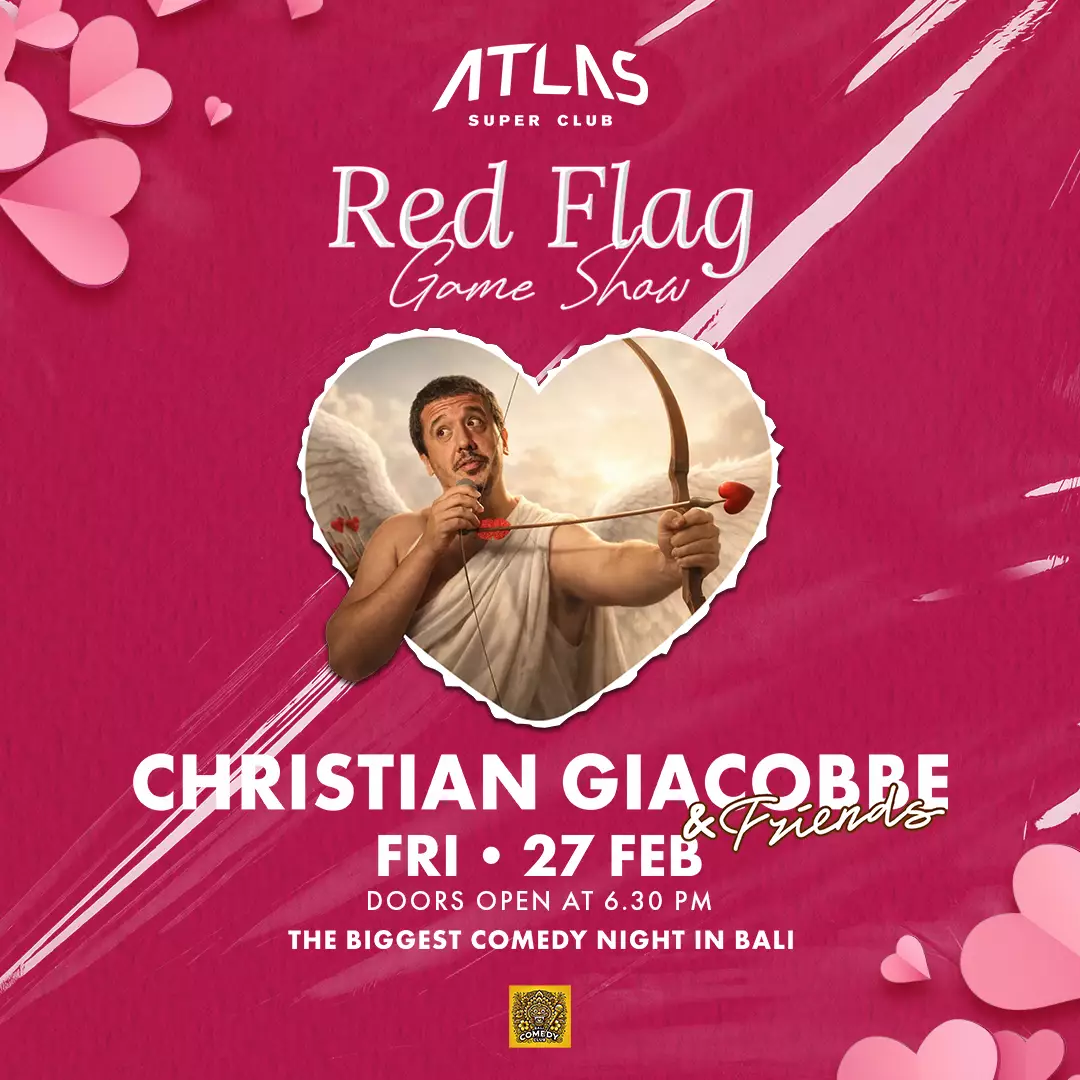 Event - Red Flag Game Show – Find Love (or Laugh Trying) - World's Biggest Beach Club & Super Club in Bali | Atlas Beach Fest