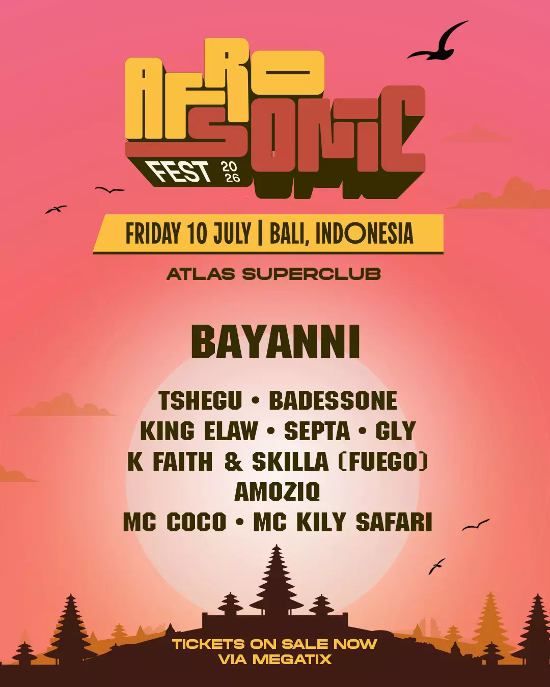 Event - AFROSONIC 2026 - World's Biggest Beach Club & Super Club in Bali | Atlas Beach Fest