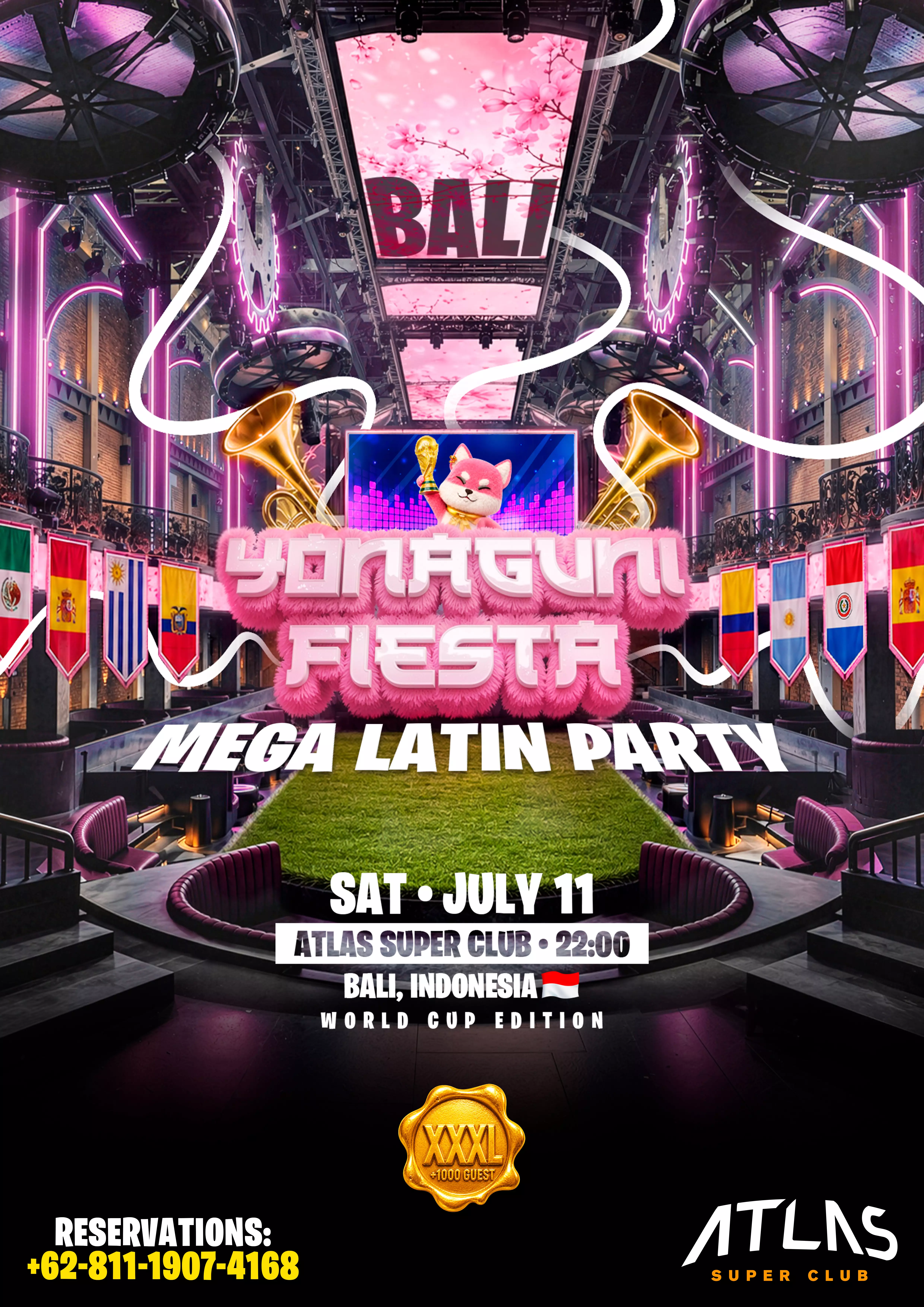 Event - YONAGUNI - World's Biggest Beach Club & Super Club in Bali | Atlas Beach Fest