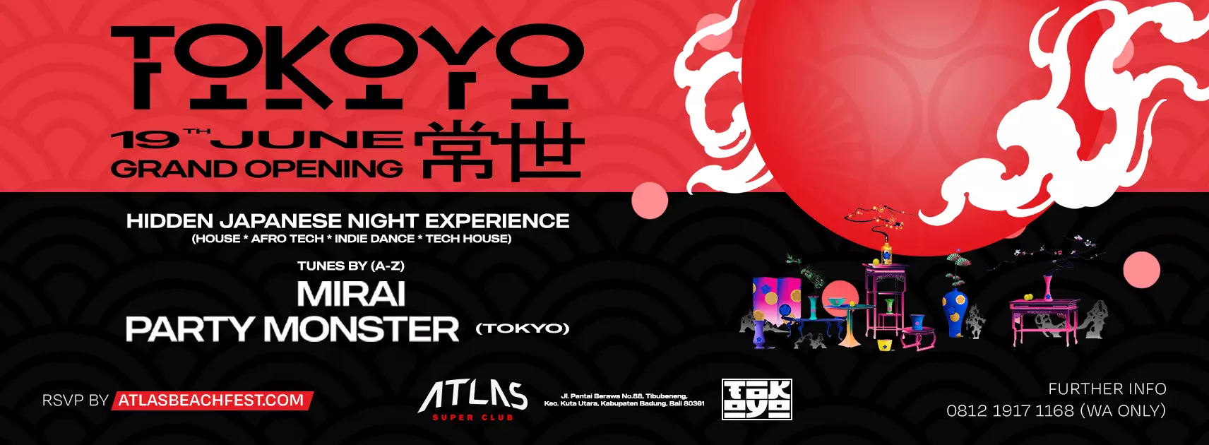 Event - TOKOYO - World's Biggest Beach Club & Super Club in Bali | Atlas Beach Fest