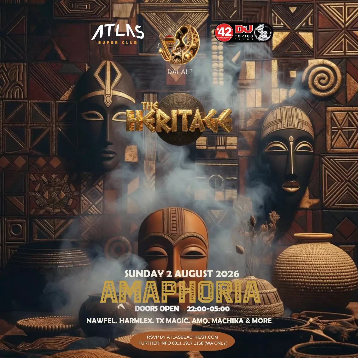Event - DALALI AMAPHORIA - World's Biggest Beach Club & Super Club in Bali | Atlas Beach Fest