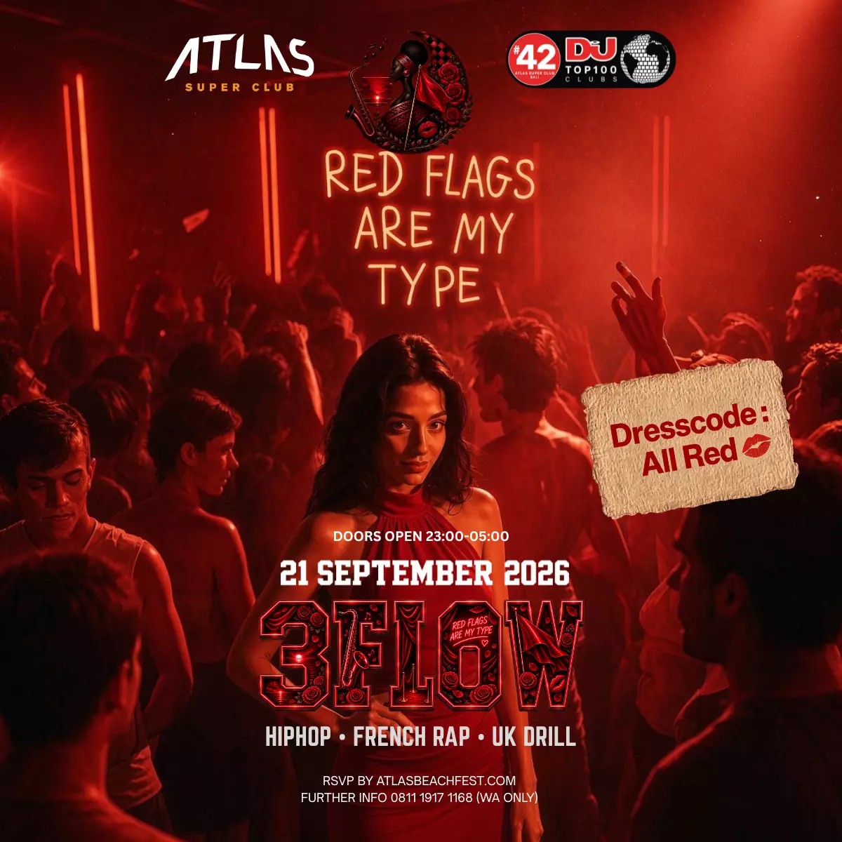 Event - DALALI 3FLOW - World's Biggest Beach Club & Super Club in Bali | Atlas Beach Fest