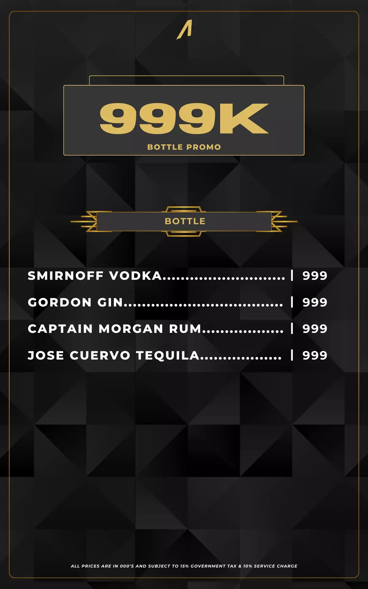 999K Bottle Promo
